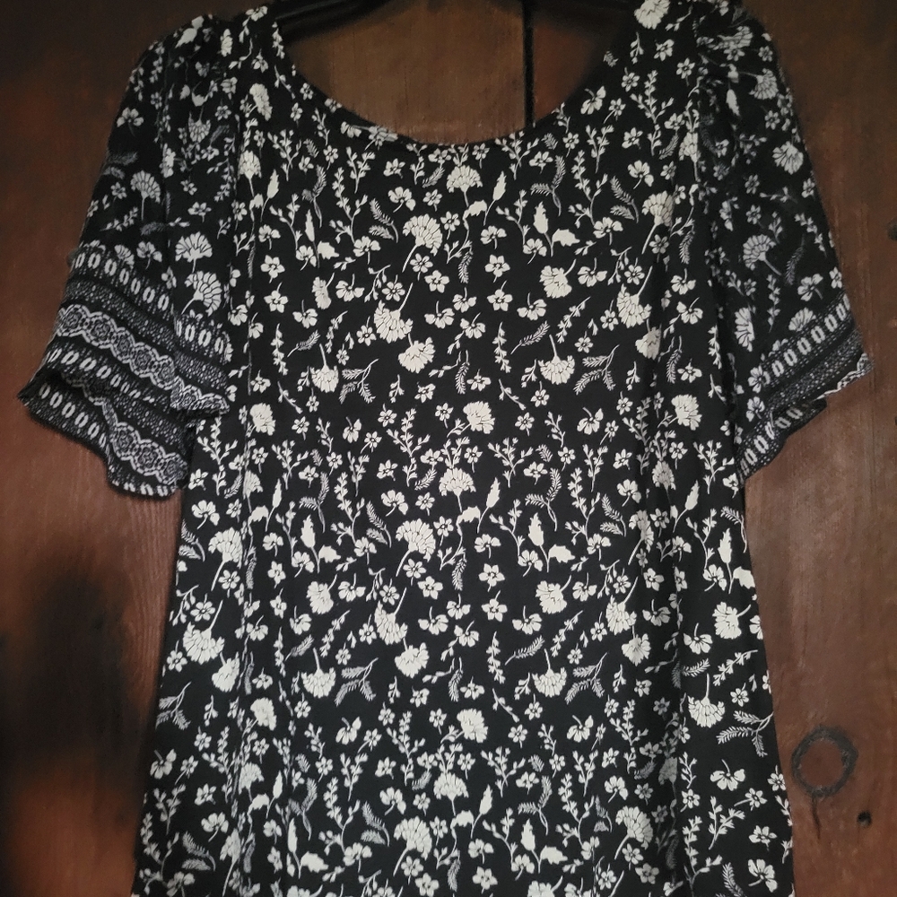 NWT LUCKY brand short sleeve blouse